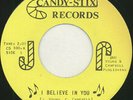 CANDI-BARS: I Believe In You / You're The One 45 (yellow label first, correctl