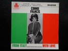 Connie Francis From Italy With Love EP MGM EP783 EX/EX 1963 picture sleeve, From