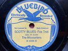 JAZZ: THE MISSOURIANS - ’SCOTTY BLUES’ + WASHBOARD RHYTHM KINGS  BLUEBIRD 78