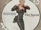 Madonna Whos That Girl Picture Disc Vinyl Record Original Stickered Sleeve