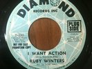 RUBY WINTERS I Want Action / Better DIAMOND NORTHERN SOUL 45 PROMO
