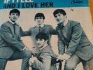 The Beatles - If I Fell / And I Love Her - 1964 - 45 Record with Pic Sleeve