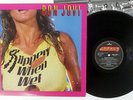 BON JOVI SLIPPERY WHEN WET MERCURY 28PP-1025 JAPAN VINYL LP