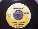 FRAN JEFFRIES - HONEY AND WINE rare US 1967 / NORTHERN SOUL POPCORN / NEAR MINT