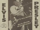 ELVIS PRESLEY: That's All Right / Blue Moon Of Kentucky 45 (repro, PS)