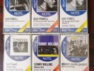 6 BLUE NOTE JAZZ AUDIO CASSETTES /BUD POWELL /SONNY ROLLINS /HORACE SILVER