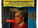 Brahms Symphony No. 3 Tragic Overture Herbert Von Karajan Record LP 1978