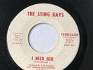 The Sting Rays 45 I Need Her RARE 1965 Tidewater Va Garage Rock Ray Vernon