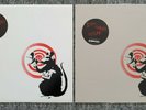 Very Rare Dirty Funker Future Banksy Radar Rat Vinyl. Red on Black & Red on Grey