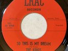 The Kings - So This Is My Dream / Kickin It Around 45 Lrac Texas Garage Rock VG+