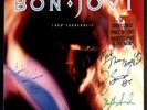BON JOVI 7800 Fahrenheit AUTOGRAPHED LP Signed by Jon+Tico+Alec in 1985  Rare