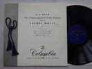 MARTZY - COLUMBIA 33CX 1286 - BACH - UNACCOMPANIED VIOLIN SONATAS VOLUME ONE
