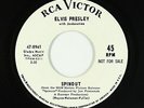 Elvis Presley 45 - Spinout - RCA Victor - VG++ mp3 - promo