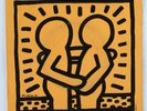 Rock 45 DAVID BOWIE Without You EMI picture sleeve * KEITH HARING ART