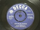 Steve Marriott. Small Faces. Give Her My Regards. UK Decca 1963. Rare