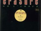 Oh L'amour - Stickered sleeve Erasure UK 12