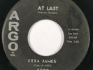 ETTA JAMES At Last / I Just Want to Make Love to You Argo R&B 45 HEAR