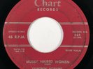 LIGHTNIN' HOPKINS Mussy Haired Women / Walkin The Streets Chart Blues 45 HEAR