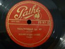 JEANNE-MARIE DARRE / CHOPIN  / PATHE    78 RPM