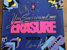 Erasure - You Surround Me 12” Vinyl Signed Autographed Blue Cover