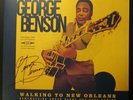 New  AUTOGRAPHED  GEORGE BENSON   WALKING TO NEW ORLEANS LP - SIGNED VINYL