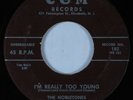 Doo Wop R&B 45 NOBLETONES I'm Really Too Young C&M HEAR *