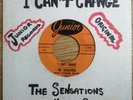 YVONNE BAKER & SENSATIONS: I Can't Change / Mend The Broken Pieces 45