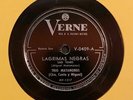 TRIO MATAMOROS / LAGRIMAS NEGRAS / EL QUE SIEMBRA SU MAIZ / 78 RPM RECORD