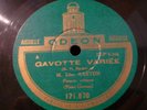 LEON KARTUN  / RAMEAU - BACH   / ODEON   78 rpm