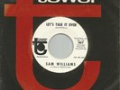 SAM WILLIAMS *Let's Talk It Over* 1967 Promo Tower Records 45rpm