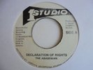ABYSSINIANS Declaration of Rights STUDIO ONE Roots Reggae 7
