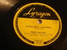 MARIE BRYANT - LYRAGON 78 RPM - LITTLE BOY CALYPSO - STERLING BETTANCOURT- HEAR
