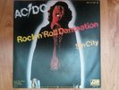 AC/DC Rock 'n Roll Damnation, Vinyl-Single, 1978, gebraucht.