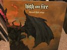 High on Fire Blessed Black Wings LPs Newbury Comics Splatter LPs