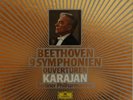 BEETHOVEN 9 Symphonies & Overtures Herbert von Karajan DGG Digital 7 LP Box Set