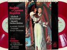 SCA 1117-8 JAPAN - BRAHMS German Requiem KLEMPERER 2-LP Red Vinyl EX (=SAX 2430)