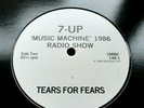 TEARS FOR FEARS 1986 LP TEST PRESSING PROMO 7-UP MUSIC MACHINE RADIO SHOW RARE