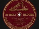 Mme. Melba 'Lo, Here the Gentle Lark ' Victrola 88073 12