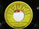 Johnny Cash  Sun 232  So Doggone Lonesome b/w Folsom Prison Blues  Early Sun