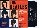 THE BEATLES I Should Have Known Better Danish EP 45PS 1964 ERROR Sleeve 7