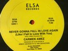 Carmen Amez Never Gonna Fall In Love Again VG ELSA ORIG super rare disco 12