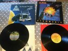 2 X DEF LEPPARD ON THROUGH THE NIGHT 1980 PYROMANIA 1983  VINYL RECORD LP EX/EX
