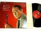 Living Stereo Heifetz  Bruch Scottish Fanta Vieuxtemps Concerto LP Shaded Dog Nm