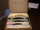 45 RPM Vinyl Records with Case - Rare - 70+ records-cardboard  and paper sleeves