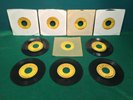 SUN Records. Jerry Lee Lewis, Carl Perkins, Johnny Cash. 10 45rpm Records.