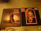OZZY OSBOURNE SPEAK OF THE DEVIL AND BLIZZARD OF OZZ, ORIGINAL JET RECORD LABELS