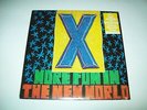 X- MORE FUN IN THE NEW WORLD NEWBURY COMICS YELLOW VINYL ONLY 300 MADE NEW