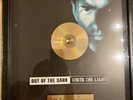 Falco Gold Award Schallplatte Out Of The Dark (Into The Light) EMI Germany
