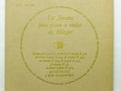LILI KRAUS, BOSKOVSKY - MOZART violin & piano DISCOPHILES FRANCAIS 2xLPs
