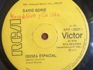 DAVID BOWIE-CHILE ORIGINAL SINGLE ODISEA ESPACIAL YELLOW LABELS FIRST PRESS 45 7